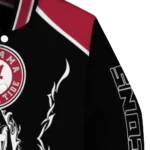 customized atlanta falcons claw blood red black varsity jacket best selling.webp