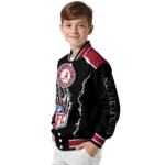customized atlanta falcons claw blood red black varsity jacket best selling.webp