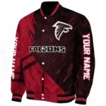 customized atlanta falcons hexagon mesh red black varsity jacket best selling.webp