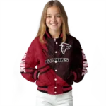 customized atlanta falcons hexagon mesh red black varsity jacket best selling.webp