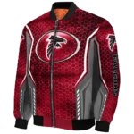 customized atlanta falcons power plate red bomber jacket best selling
