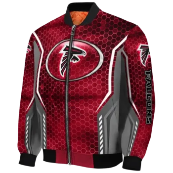 customized atlanta falcons power plate red bomber jacket best selling