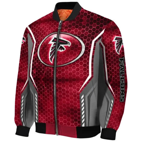customized atlanta falcons power plate red bomber jacket best selling