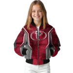 customized atlanta falcons power plate red bomber jacket best selling