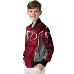 customized atlanta falcons power plate red bomber jacket best selling