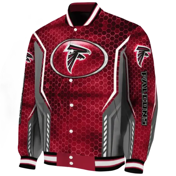 customized atlanta falcons power plate red varsity jacket best selling.webp