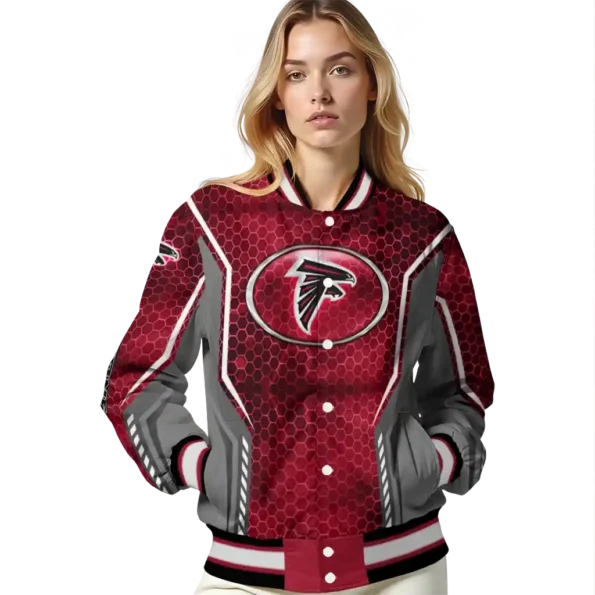 customized atlanta falcons power plate red varsity jacket latest model.webp