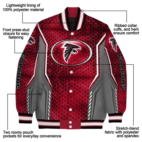 customized atlanta falcons power plate red varsity jacket new arrival.webp