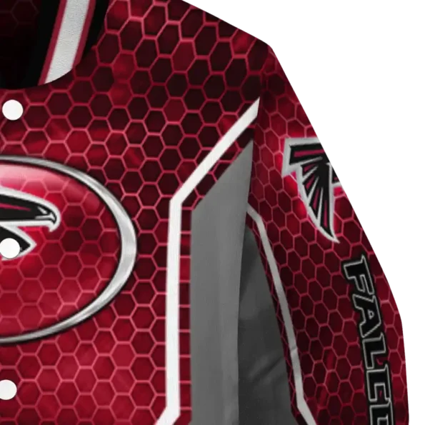 customized atlanta falcons power plate red varsity jacket premium grade.webp