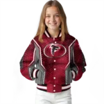 customized atlanta falcons power plate red varsity jacket best selling.webp