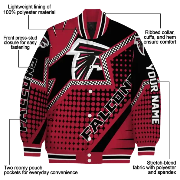 customized atlanta falcons star burst red varsity jacket new arrival.webp