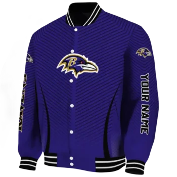 customized baltimore ravens chevron arrow purple varsity jacket best selling.webp
