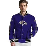 customized baltimore ravens chevron arrow purple varsity jacket best selling.webp