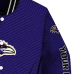 customized baltimore ravens chevron arrow purple varsity jacket best selling.webp