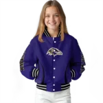 customized baltimore ravens chevron arrow purple varsity jacket best selling.webp