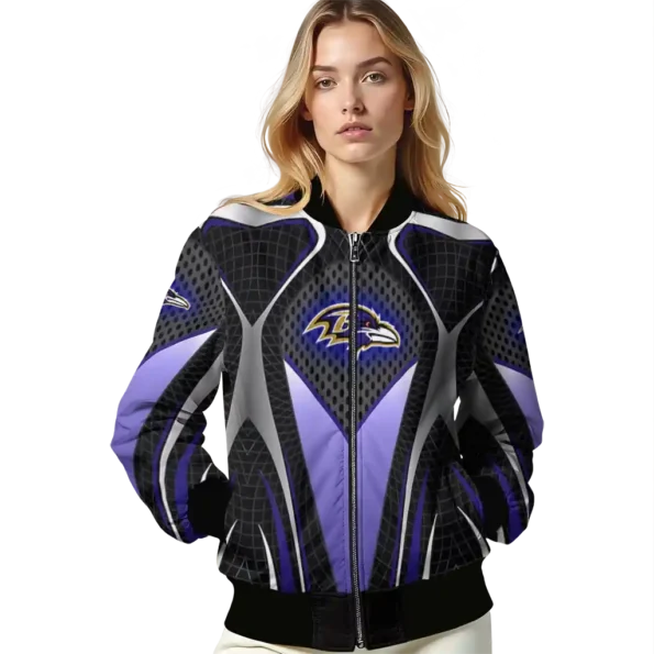 customized baltimore ravens mesh chest black crocs black bomber jacket latest model