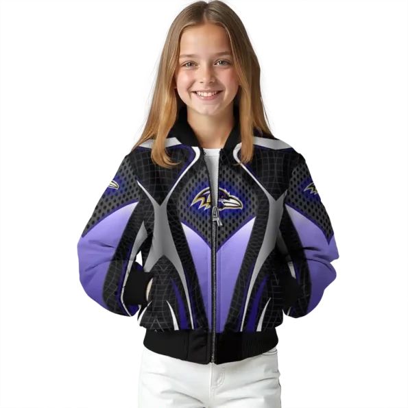 customized baltimore ravens mesh chest black crocs black bomber jacket top rated