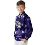 customized baltimore ravens pyramid shapes purple varsity jacket best selling.webp