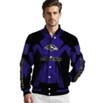 customized baltimore ravens spider mark purple black crocs varsity jacket best selling.webp
