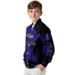 customized baltimore ravens spider mark purple black crocs varsity jacket best selling.webp