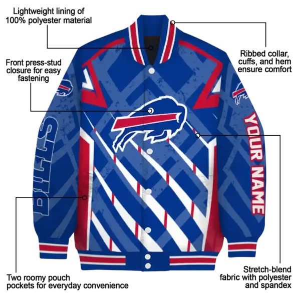 customized buffalo bills chevron angles blue varsity jacket new arrival.webp