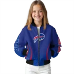 customized buffalo bills chevron arrow blue bomber jacket best selling