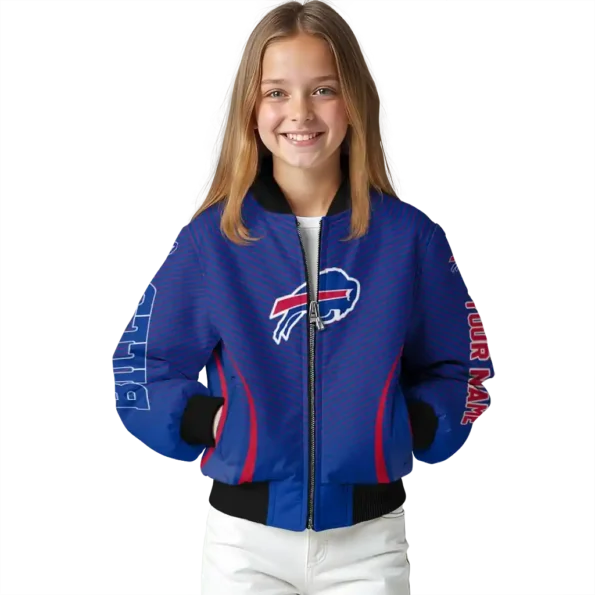 customized buffalo bills chevron arrow blue bomber jacket top rated