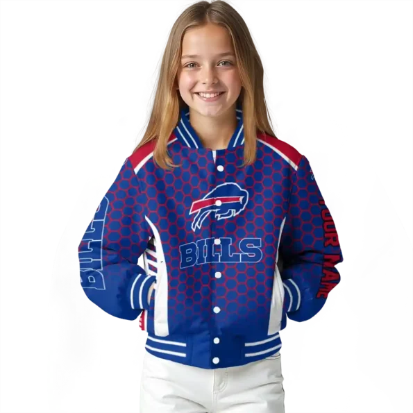 customized buffalo bills hexagon grid blue varsity jacket top rated.webp
