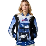 customized buffalo bills mesh effect blue black varsity jacket best selling.webp