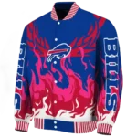 customized buffalo bills winged blaze blue white varsity jacket best selling.webp