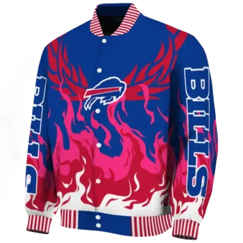 customized buffalo bills winged blaze blue white varsity jacket best selling.webp