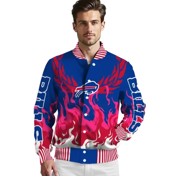 customized buffalo bills winged blaze blue white varsity jacket high quality.webp