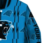 customized carolina panthers bolt stripe blue varsity jacket best selling.webp