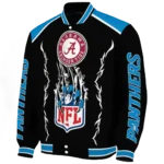 customized carolina panthers claw blood blue black varsity jacket best selling.webp