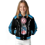 customized carolina panthers claw blood blue black varsity jacket best selling.webp