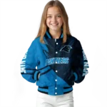 customized carolina panthers hexagon mesh blue black varsity jacket best selling.webp