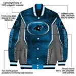 customized carolina panthers power plate blue varsity jacket best selling.webp