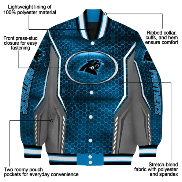 customized carolina panthers power plate blue varsity jacket new arrival.webp