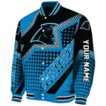 customized carolina panthers star burst blue varsity jacket best selling.webp