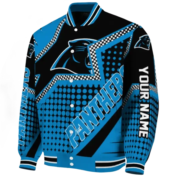 customized carolina panthers star burst blue varsity jacket best selling.webp