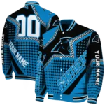 customized carolina panthers star burst blue varsity jacket best selling.webp