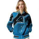customized carolina panthers star burst blue varsity jacket best selling.webp