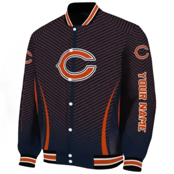 customized chicago bears chevron arrow blue varsity jacket best selling.webp