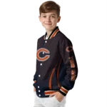 customized chicago bears chevron arrow blue varsity jacket best selling.webp
