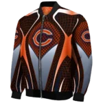 customized chicago bears mesh chest orange crocs black bomber jacket best selling