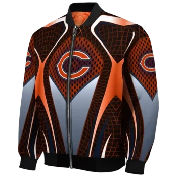 customized chicago bears mesh chest orange crocs black bomber jacket best selling