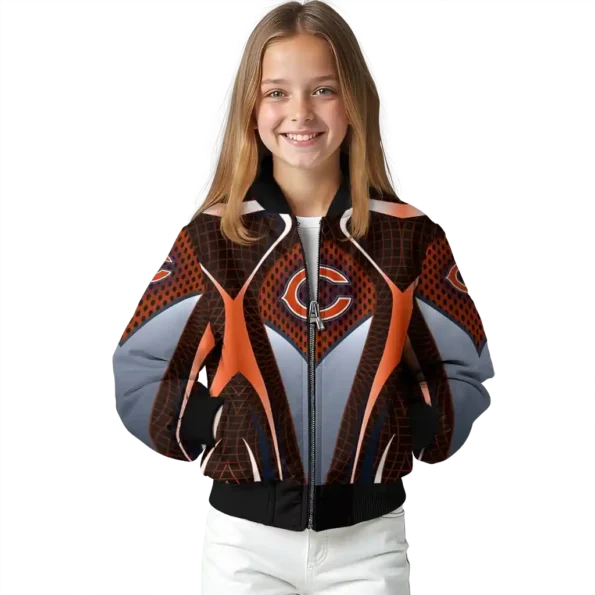 customized chicago bears mesh chest orange crocs black bomber jacket top rated