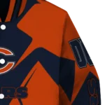 customized chicago bears spider mark blue orange crocs varsity jacket best selling.webp