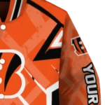 customized cincinnati bengals chevron angles orange varsity jacket best selling.webp