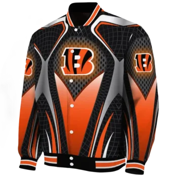 customized cincinnati bengals mesh chest black crocs black varsity jacket best selling.webp